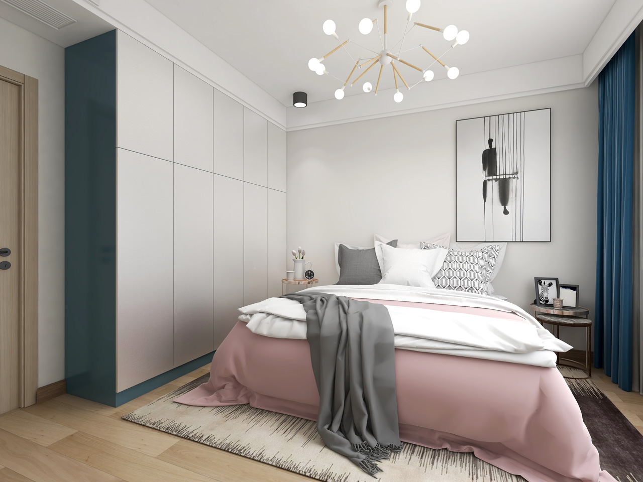 现代简约气概衣柜