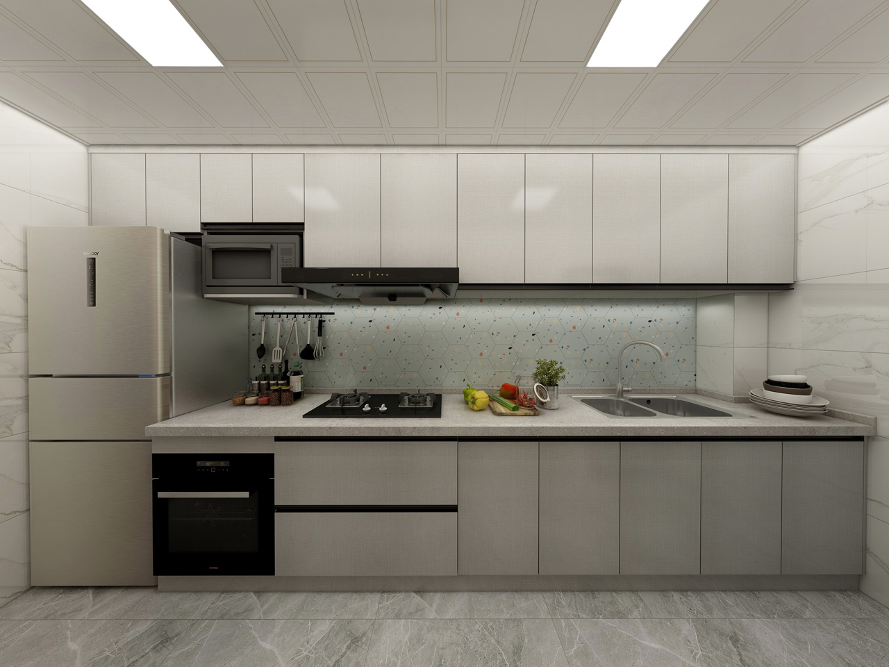 老子有钱lzyq88官网生态板全屋定制-现代简约气概衣柜