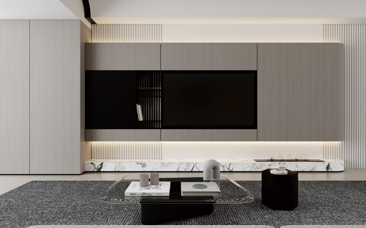 科伦柚木生态板-板材全屋定制案例